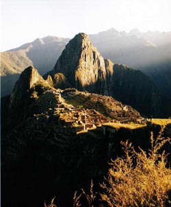 Machu Picchu at dawn